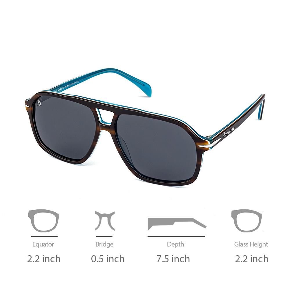 Freesbee Napa Asetat Unisex Güneş Gözlüğü